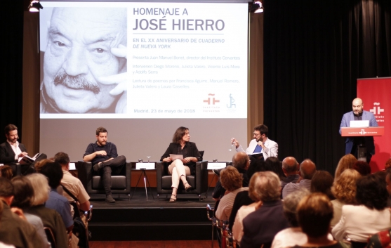 Homenaje a José Hierro en el XX Aniversario de "Cuaderno de Nueva York"